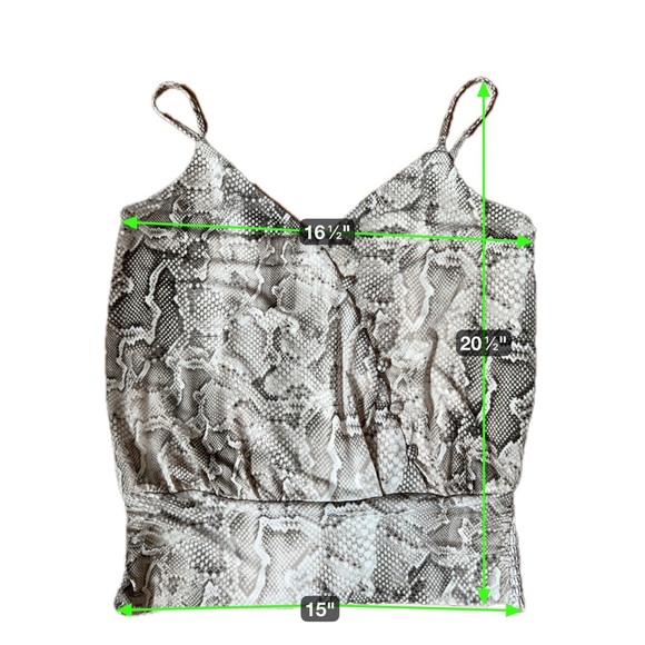 White House Black Market XS Snake Print Camisole - Picture 12 of 16